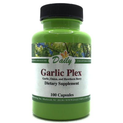Daily Manufacturing Garlic Plex (Garlic Extract, Onion & Hawthorn Berry)