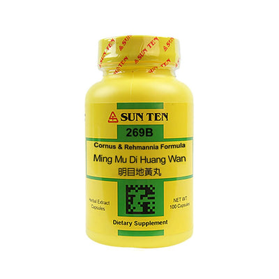 Sun Ten Ming Mu Di Huang Wan Cornus & Rehmannia Formula 269B Capsules
