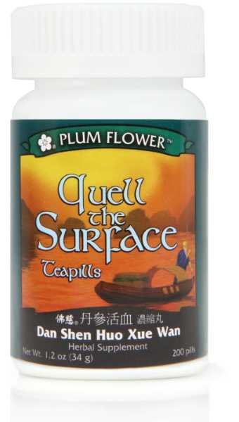 Quell the Surface Teapills (Dan Shen Huo Xue Wan), 200 ct, Plum Flower