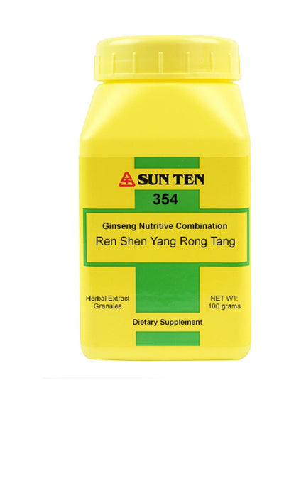 Sun Ten Ren Shen Yang Rong Tang Ginseng Nutritive Combination 354 Granules