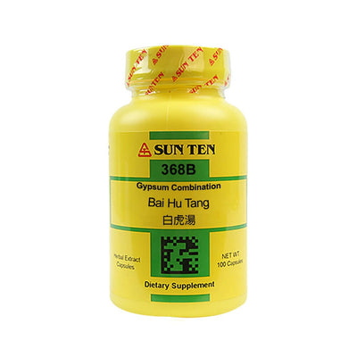 Sun Ten Bai Hu Tang Gypsum Combination 368B Capsules