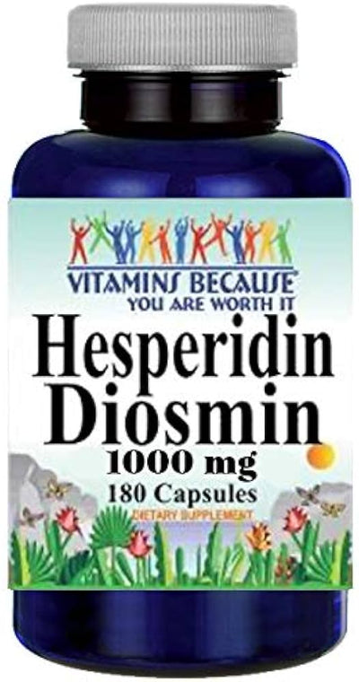 Vitamins Because - Hesperidin 500 mg - 180 Capsules