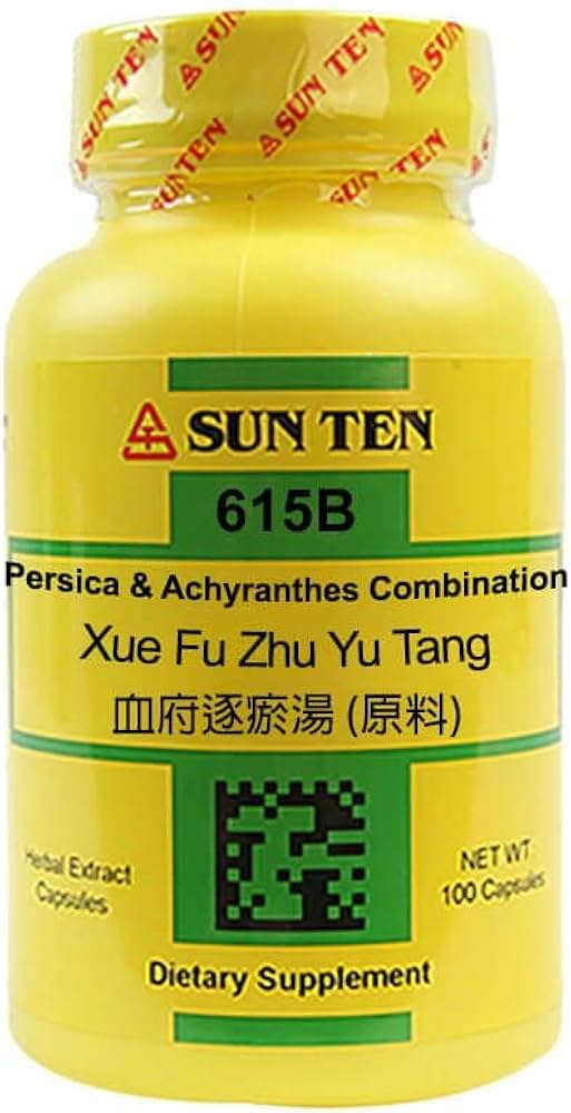 Sun Ten - Persica & Achyranthes Combination Capsules / Xue Fu Zhu Yu Tang / ?????