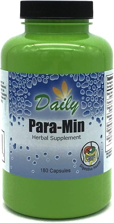 Daily para-Min (Black Walnut Hull, Fumaric Acid, Ginger Root, Wormwood Herb, Diatomaceous Earth, Cayenne Fruit & Garlic Bulb)