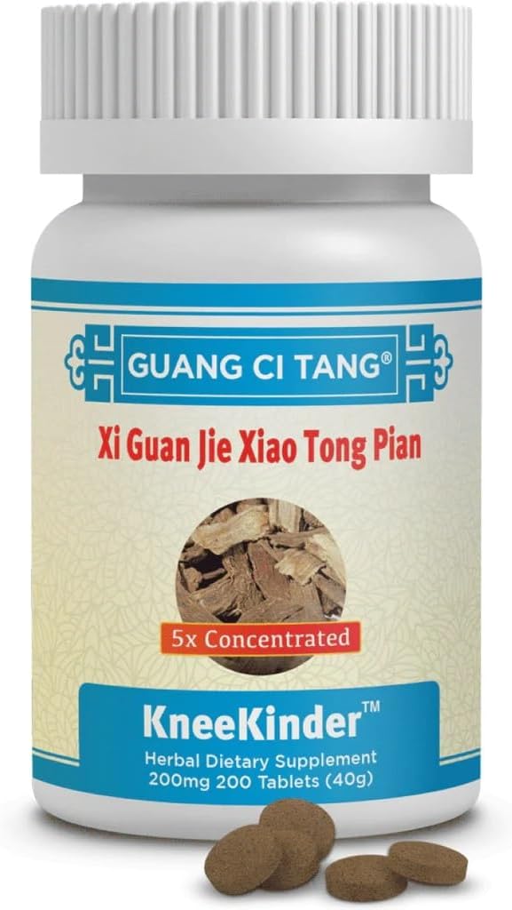 Guang Ci Tang, Xi Guan Jie Xiao Tong Pian, KneeKinder, 200 mg, 200 Tablets
