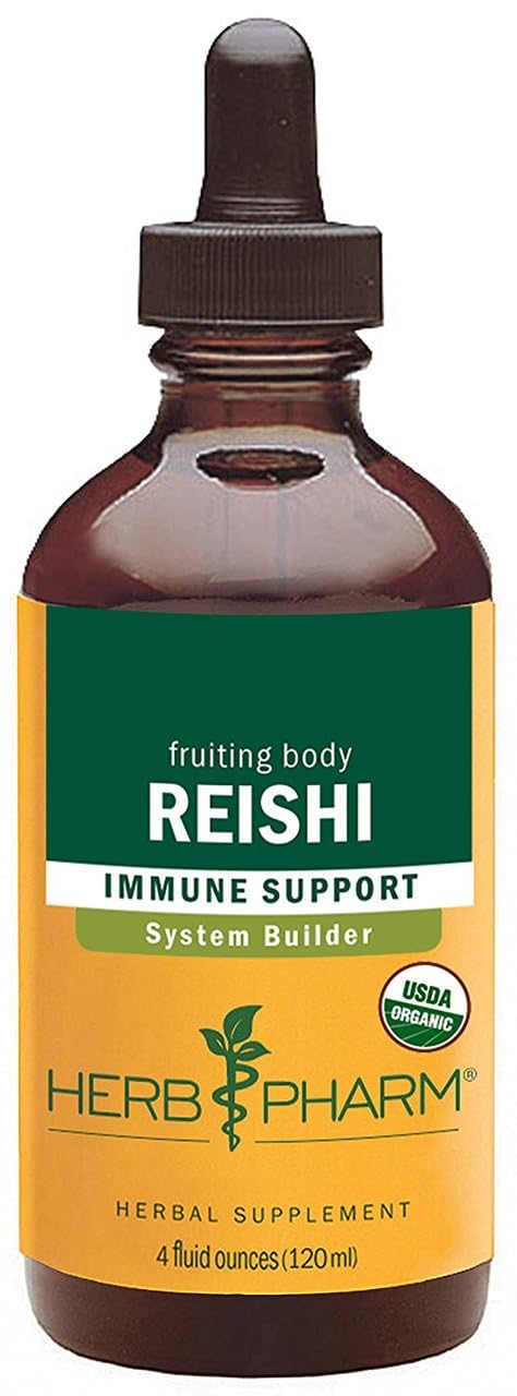 Reishi Mushroom Liquid Extract Drops Immune System Builder, 4 Oz
