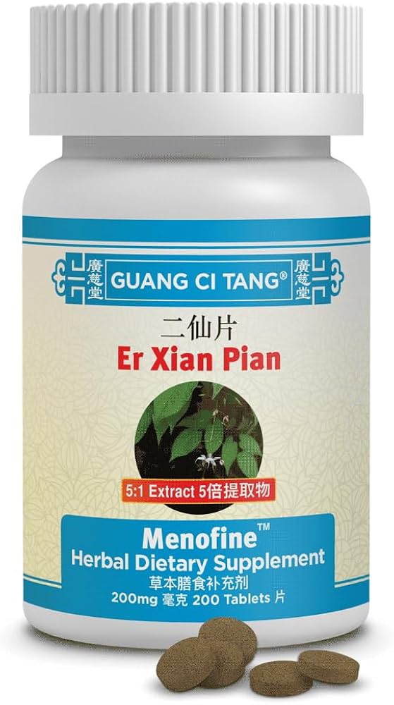 Er Xian Pian (Menofine) 200 tabs by Guang Ci Tang