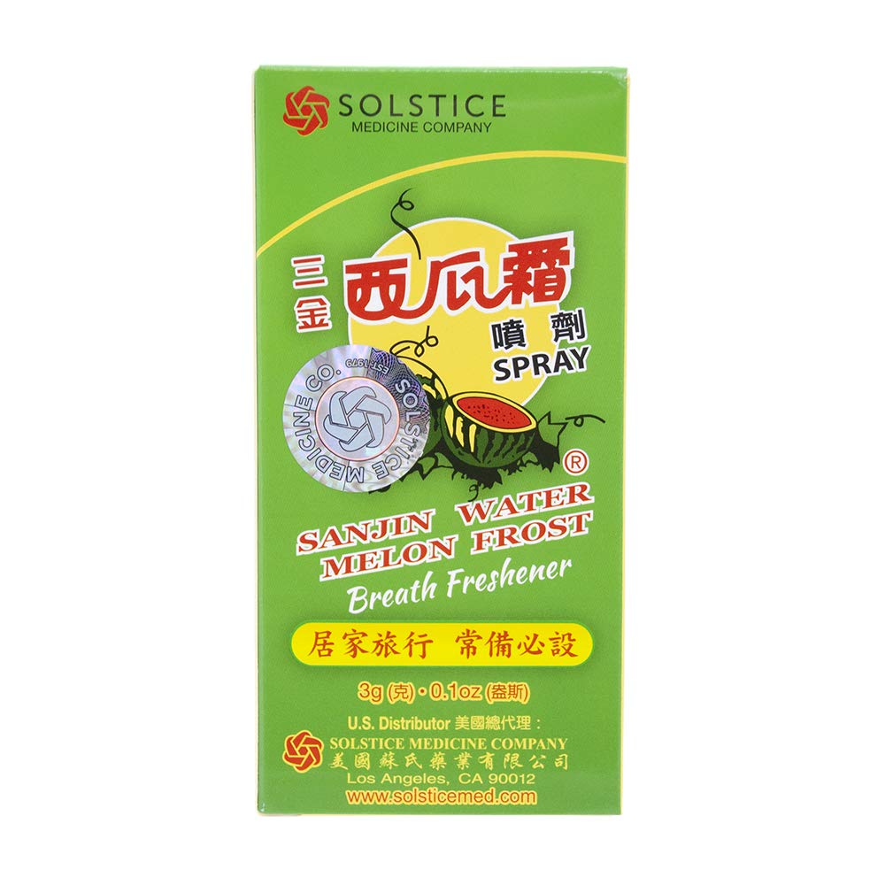 Sanjin Watermelon Frost Spray - Breath Freshener (0.1 Oz.) - 6 Bottles