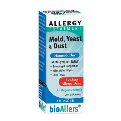 BioAllers Allergy Treatment Mold Yeast and Dust -- 1 fl oz