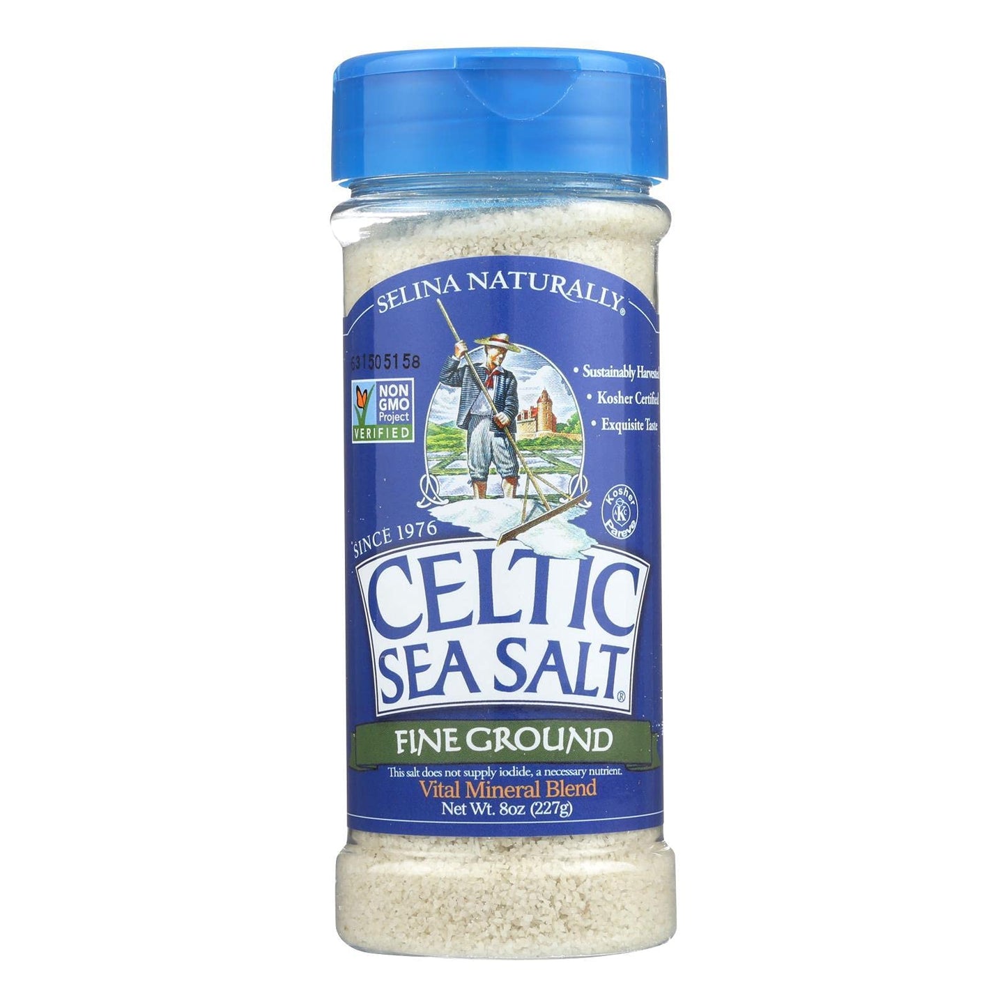 Celtic Sea Salt Fine Ground - 8 oz Shaker