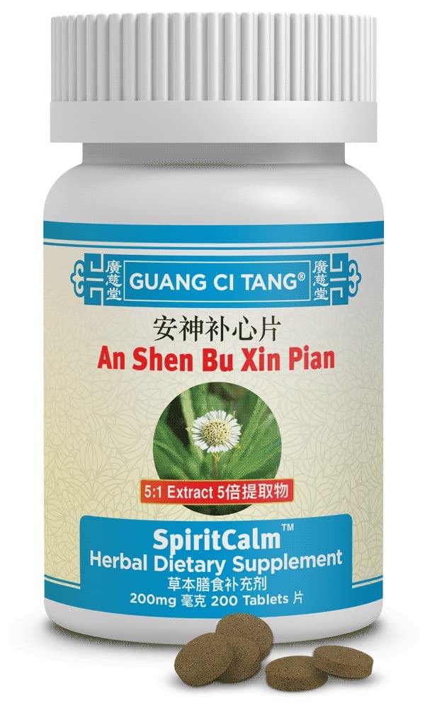 Guang Ci Tang an Shen Bu Xin Pian Spirit Calm Herbal Supplement Tablets