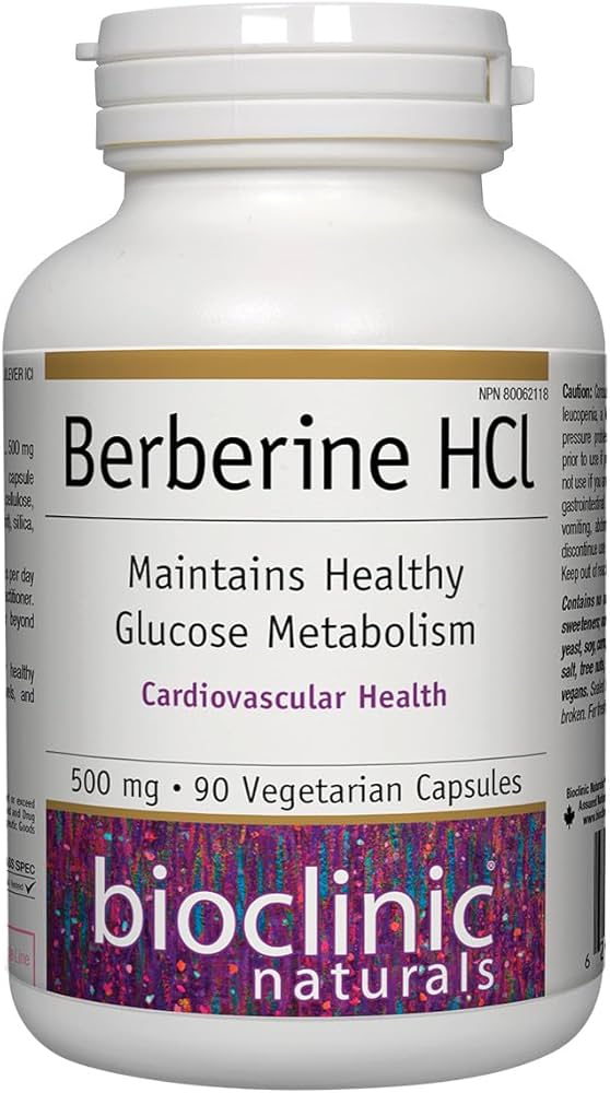 Bioclinic Naturals Berberine HCL 500 mg 90 Caps