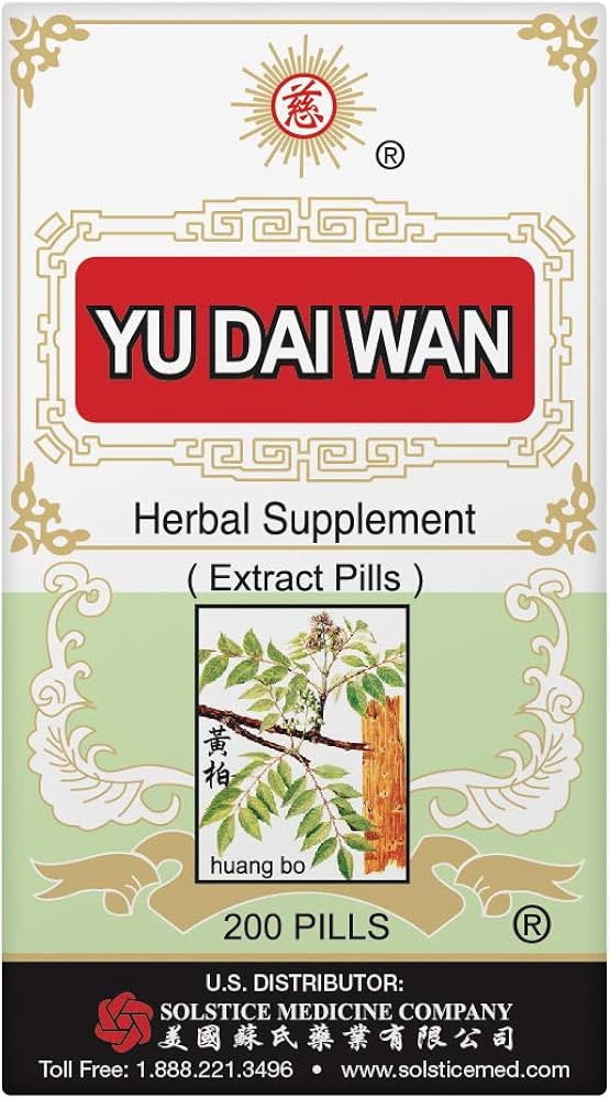 Solstice Medicine Company Yu Dai Wan Herbal Supplement (200 Pills) (1 Bottle)