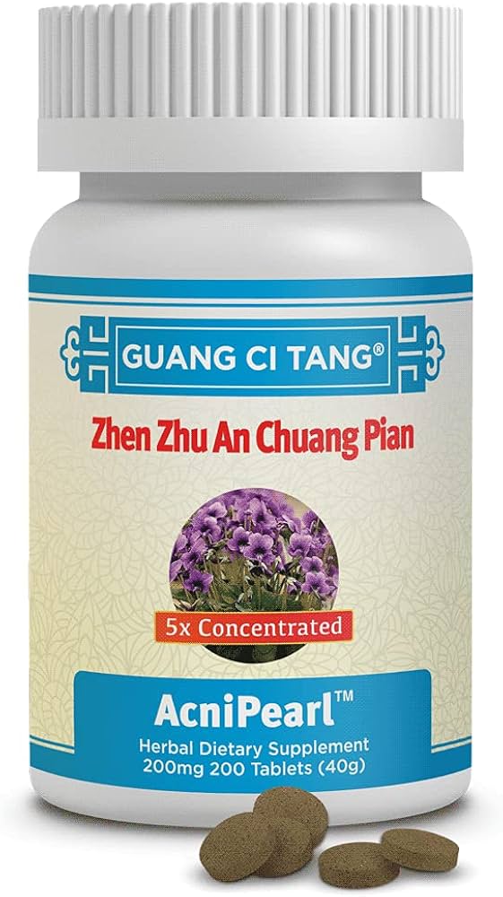 Guang Ci Tang - Zhen Zhu An Chuang Pian - AcniPearl - 200 Tablets