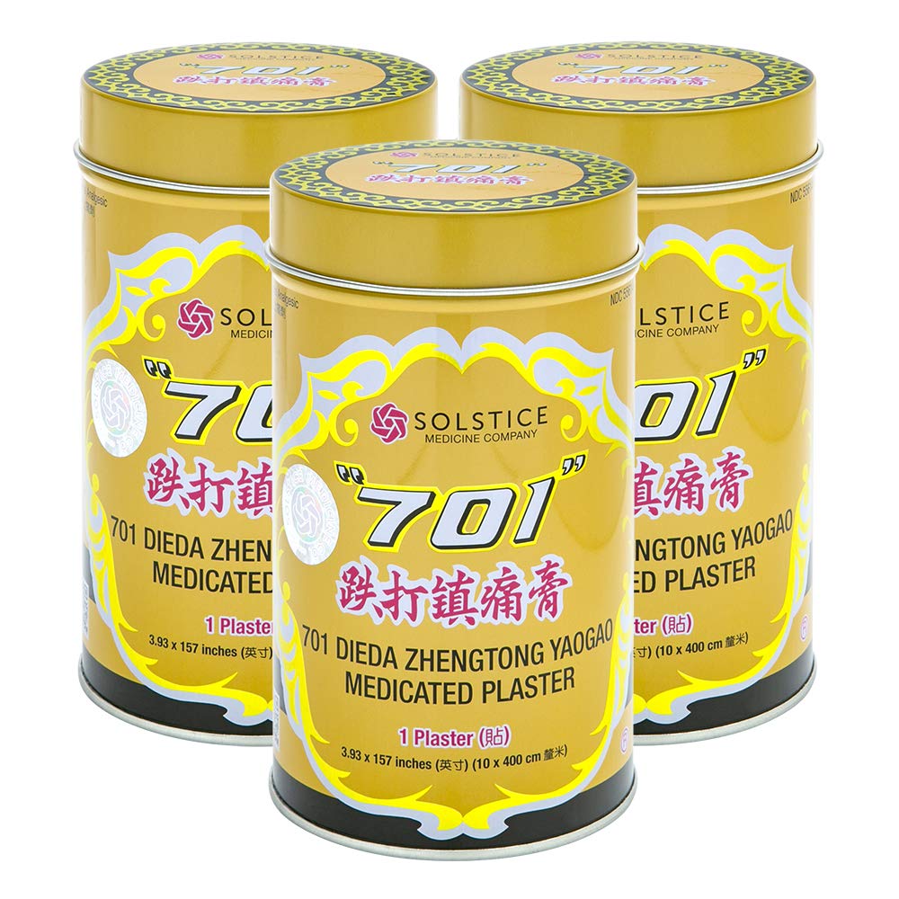 701 Dieda Zhentong Yaogao Medicated Plaster (Genuine Solstice Product) (3 Cans)