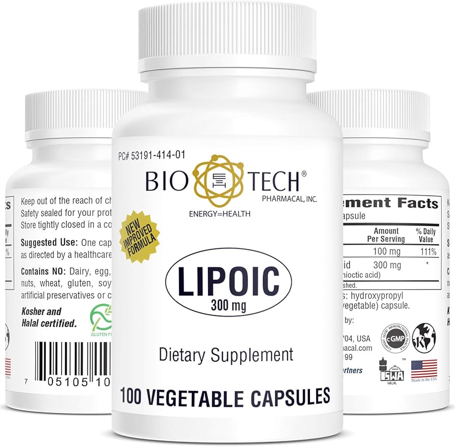 BioTech Pharmacal - Lipoic Acid (300mg) - 100 Count