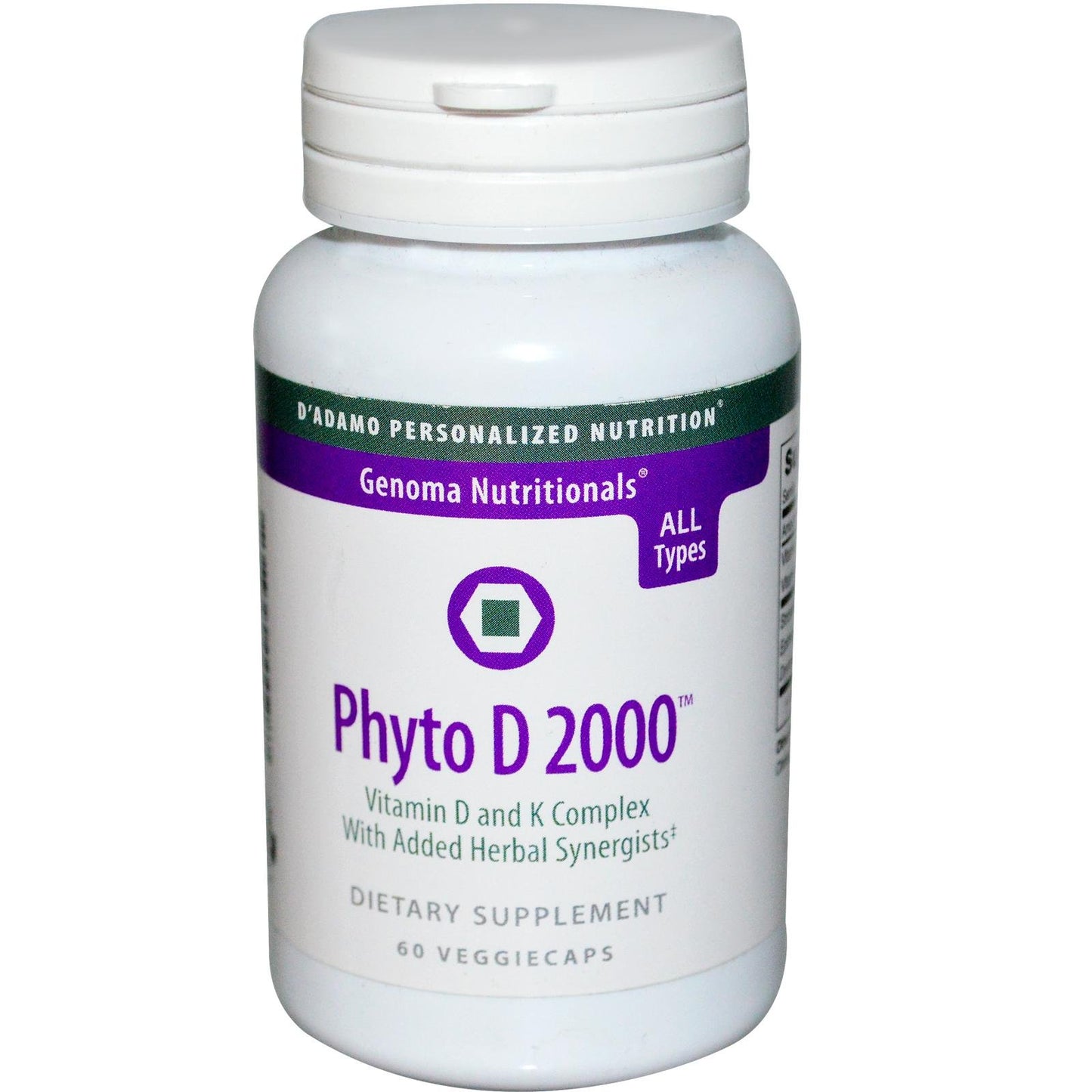 D'Adamo Personalized Nutrition Phyto D 2000 60 Vcaps