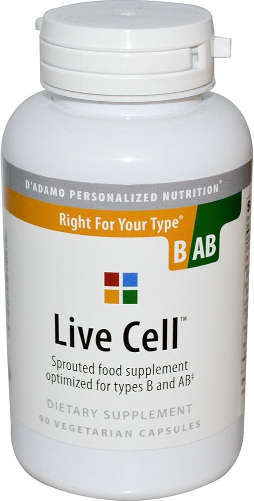 D'Adamo Personalized Nutrition Live Cell B/Ab 90 Vcaps