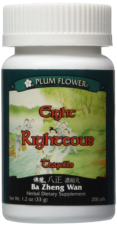 8 Righteous Teapills (Ba Zheng Wan), 200 Counts by Plum Flower, Green,
