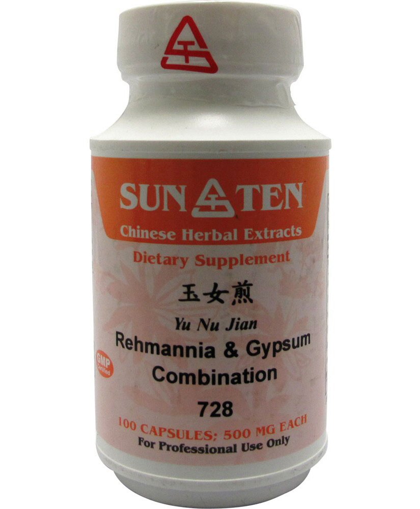Sun Ten Yu Nu Jian Rehmannia & Gypsum Combination 728B Capsules