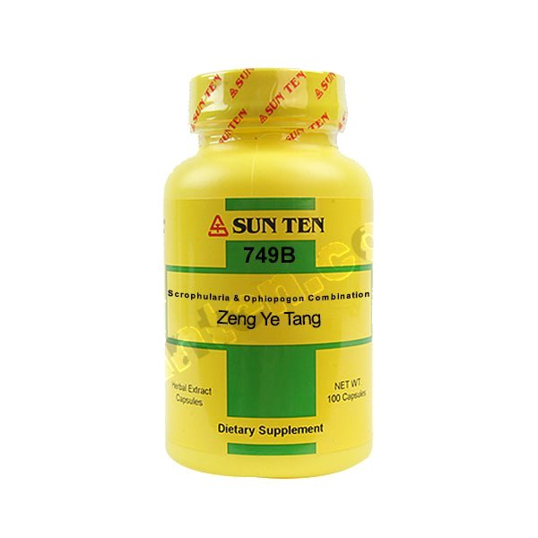 Sun Ten Zeng Ye Tang Scrophularia & Ophiopogon Combination 749B Capsules