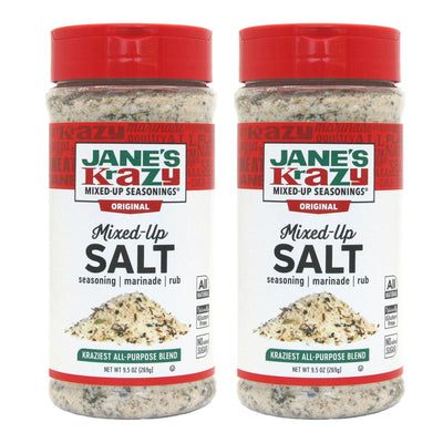 2 Pack of 2, Jane's Krazy Mixed-Up Original Salt Blend, 9.5 Ounce