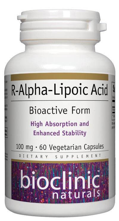 Bioclinic Naturals - R-Alpha-Lipoic Acid 100mg 60 vcaps