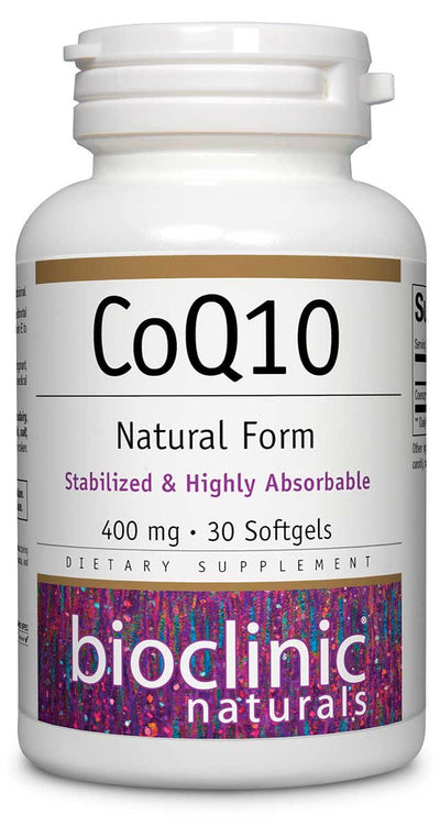 Bioclinic Naturals - Coq10 400 mg - 30 Softgels