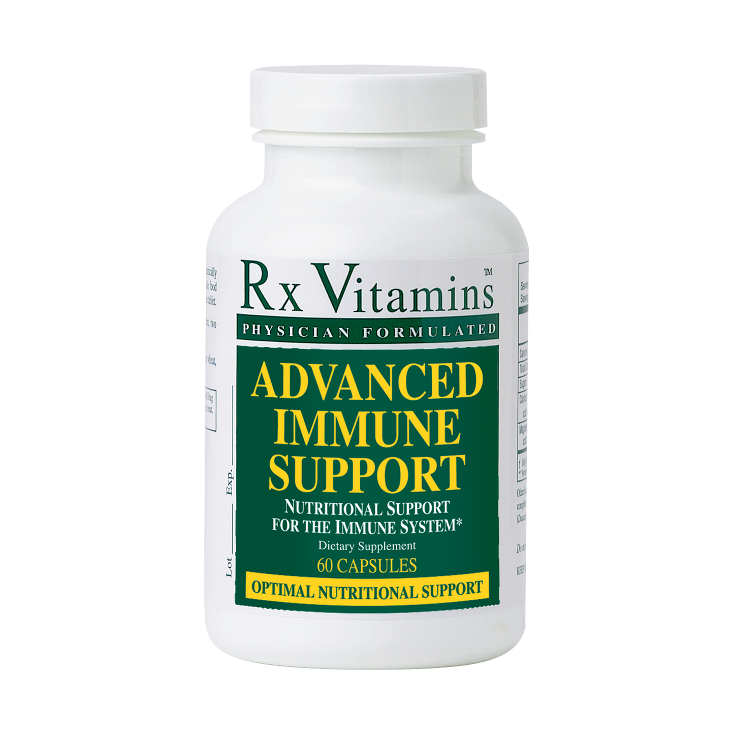 RX Vitamins Advanced Immune Support 60 capsules EXP 12/2025