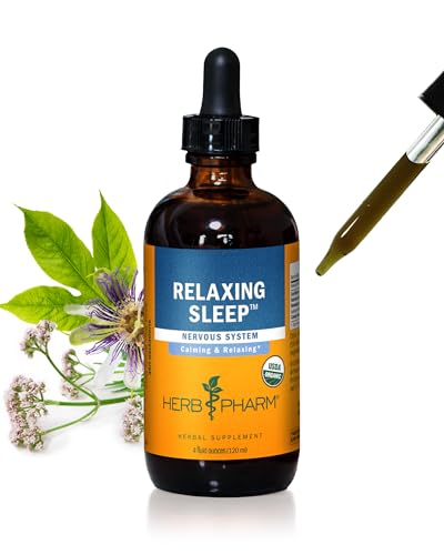 Herb Pharm Relaxing Sleep Herbal Formula with Valerian Liquid Extract - 4 Ounce (Pack of 1)