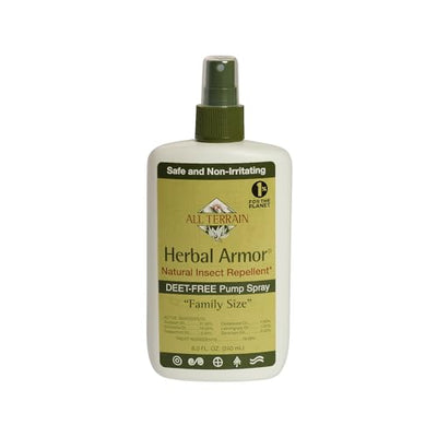 Herbal Armor DEET-Free Pump Spray 8oz. Insect Repellent - Value Size, Plant-Based and All-Natural Bug Repellent for Outdoor Protection, Safe for Family and Pets