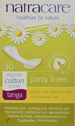 Natracare Natural Panty Liners, Tanga, 30 Count (Pack of 1)