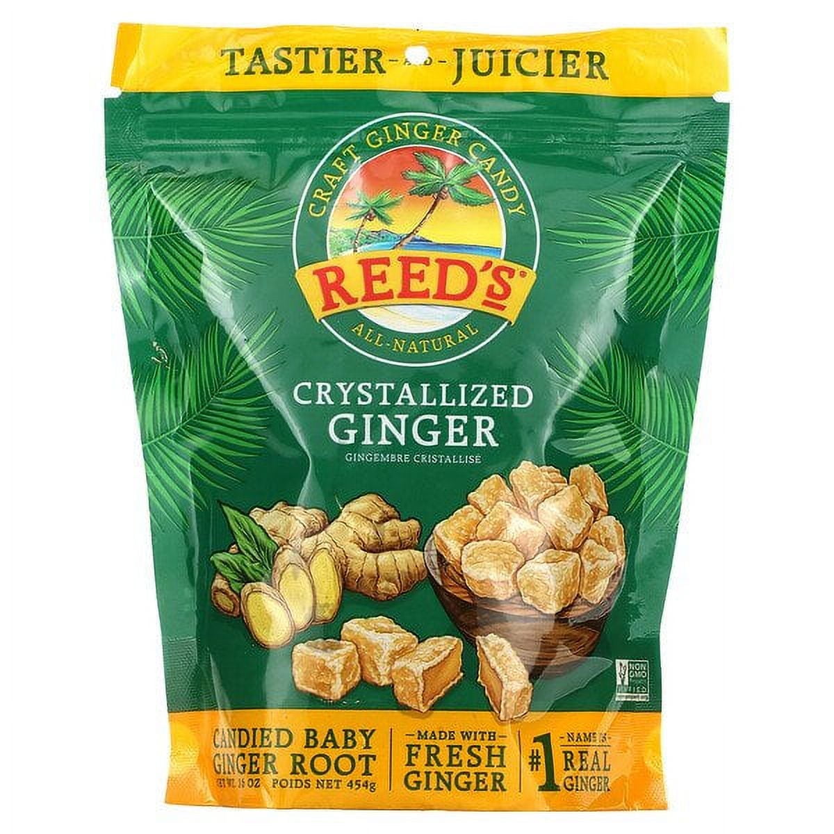 Reed's Craft Ginger Candy, Crystallized Ginger, 16 oz (454 g)