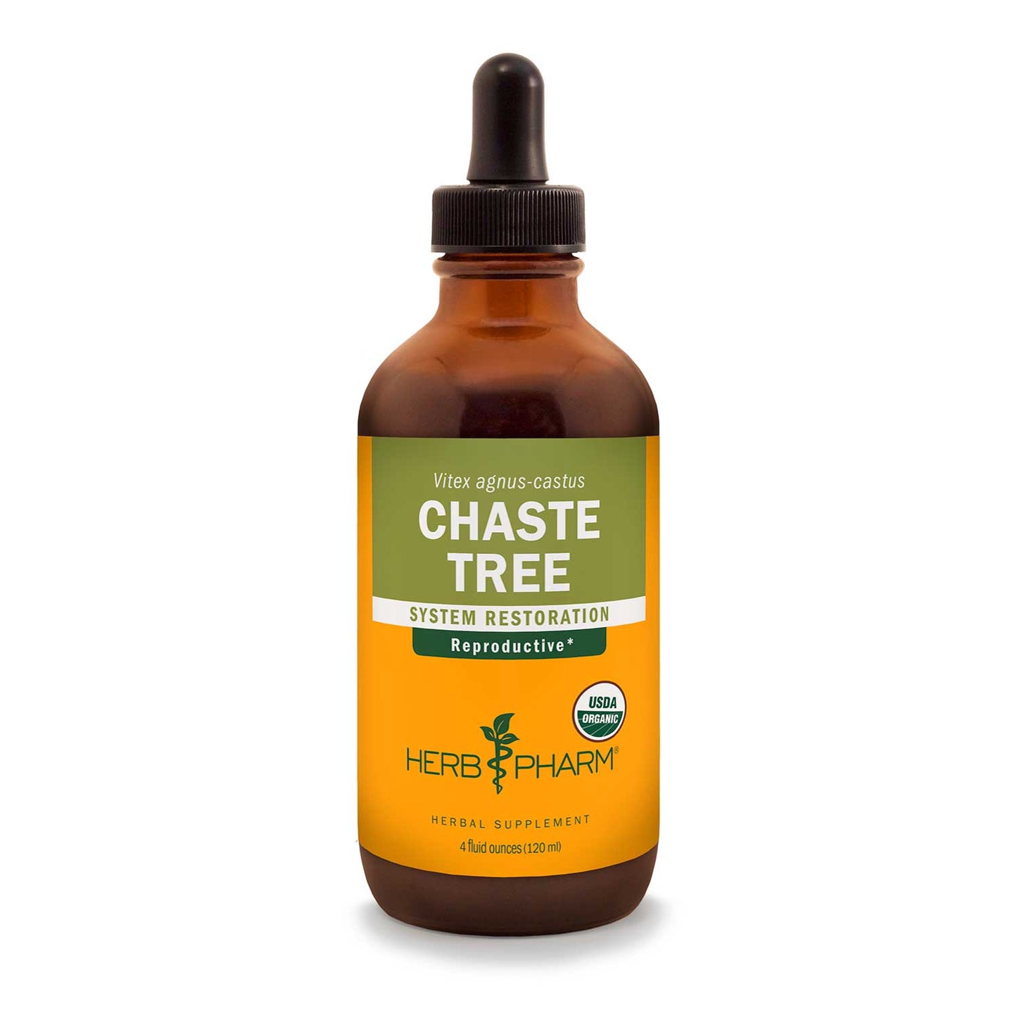 Herb Pharm Chaste Tree Liquid Extract for Female Reproductive System Support - 4 Ounce