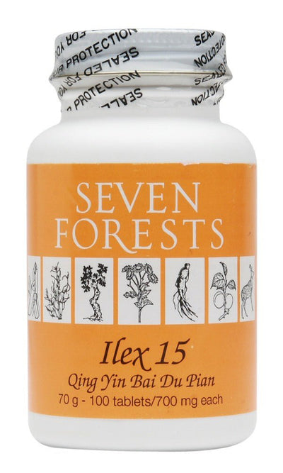 Ilex 15 - Seven Forests - 100 Tablets - 700 Mg.