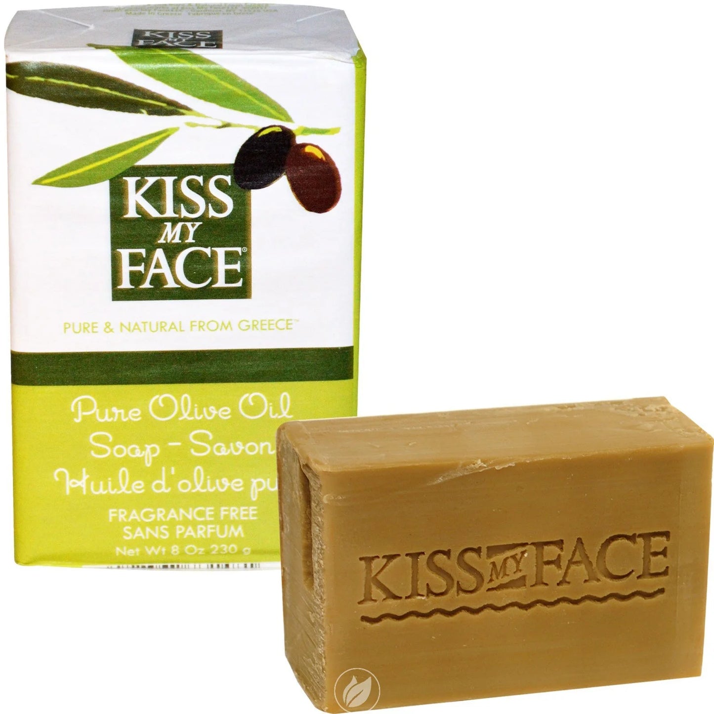 Kiss My Face, Bar Soap, Pure Olive Oil, 8 oz