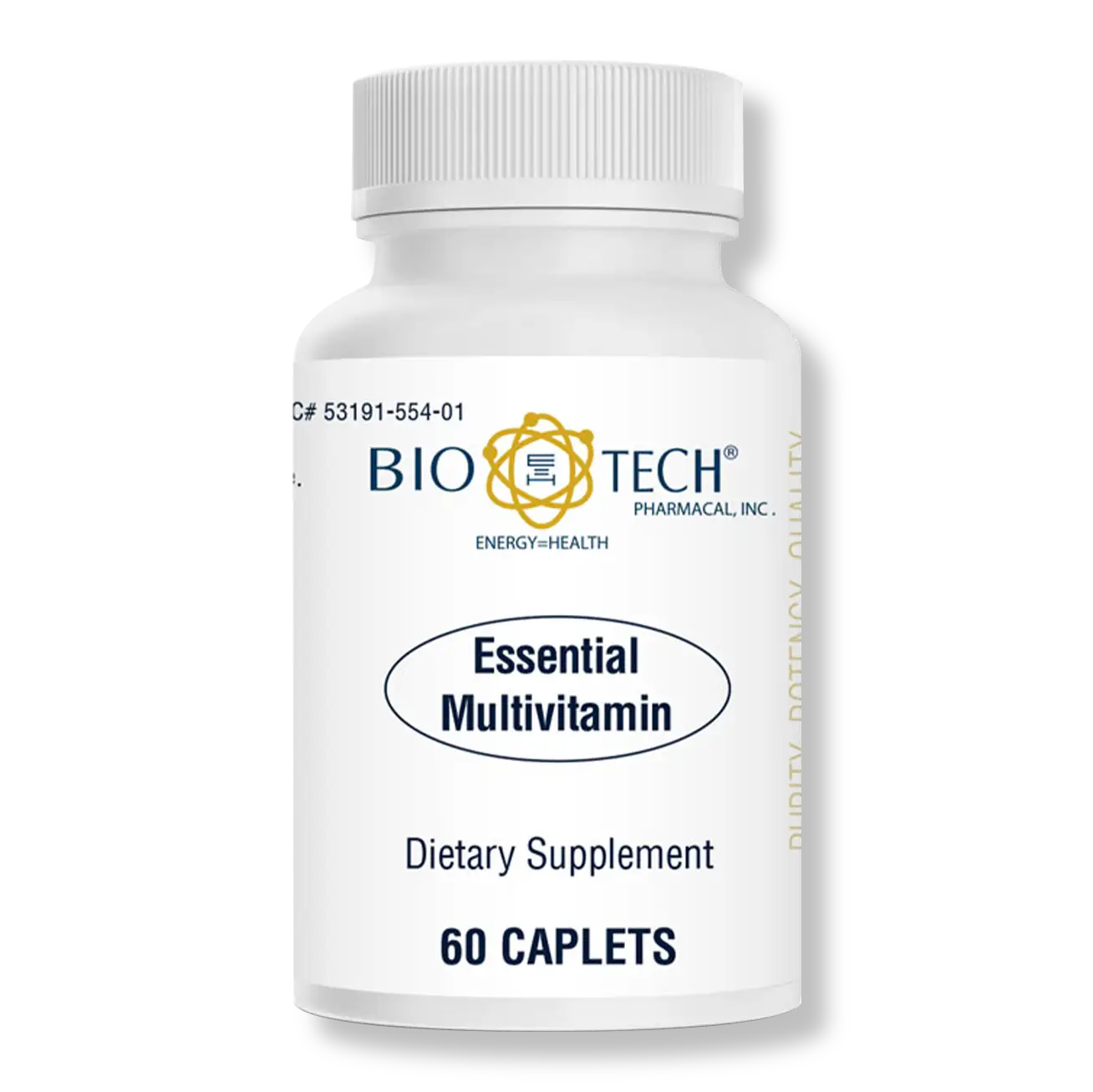 Bio-Tech Pharmacal Essential Multivitamin - Mineral Blend Dietary Supplement - Provides Essential Vitamins and Minerals - Includes Vitamins A, C, D, E, and K