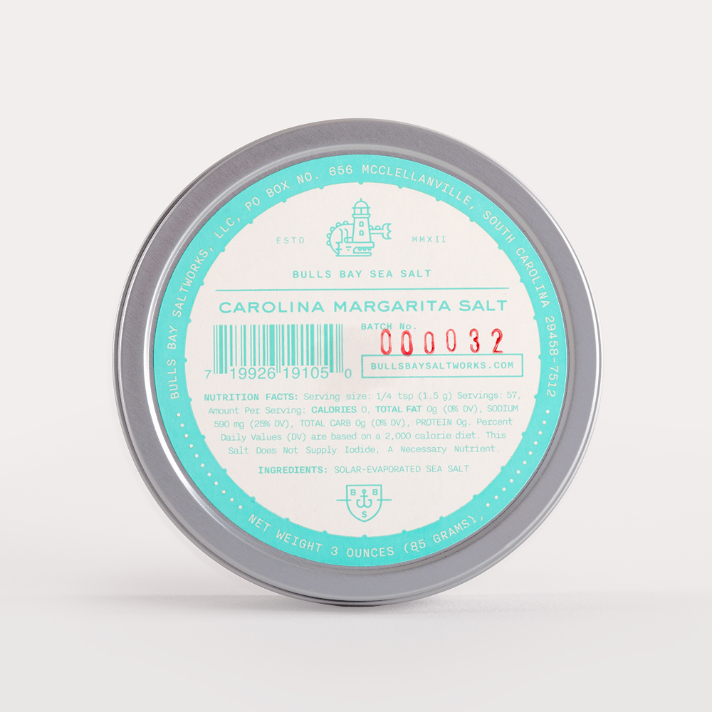 Bulls Bay Saltworks - Carolina Margarita Salt, 3 oz
