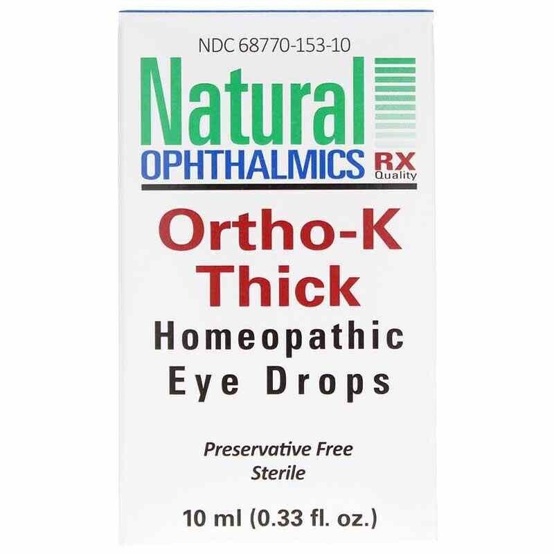Natural Ophthalmics - Ortho-K Thick - Eye Drops - 0.33 oz - EXP 4/31/2025