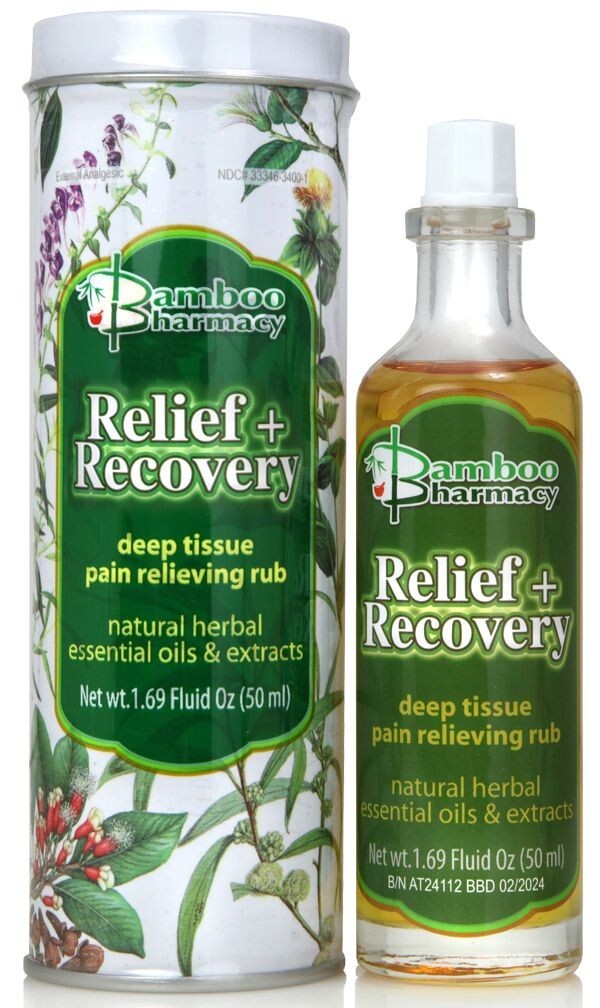 Bamboo Pharmacy Relief and Recovery Pain Rub 1.69 Fl Oz