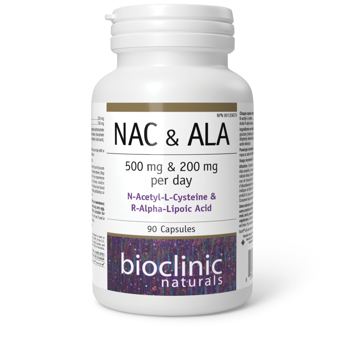 Bioclinic Naturals NAC & ALA 90 Capsules