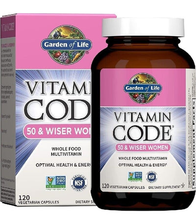 Garden Of Life, Vitamin Code 50 Wiser Womens Multi, 120 Veg Capsules