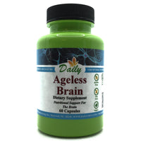 Daily Manufacturing Ageless Brain (Methylfolate, B12, Resveratrol, Lutein, Zeaxanthin, Ashwagandha Extract, Curcumin, Astaxanthin & Inulin)