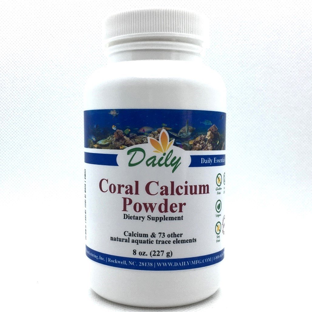 Daily Manufacturing Coral Calcium (Non-GMO Coral Calcium) 90 Vegetarian Capsules