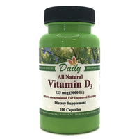 Daily Manufacturing Vitamin D3 5000 IU (125 mcg)