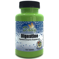 Daily Manufacturing Digestine (Digestive Enzymes Mycozyme, Pancreatin, Papain, Acid Stable Protease, Betaine HCl, Iron Bile Salts)