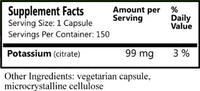 Daily Manufacturing Potassium Citrate bottle