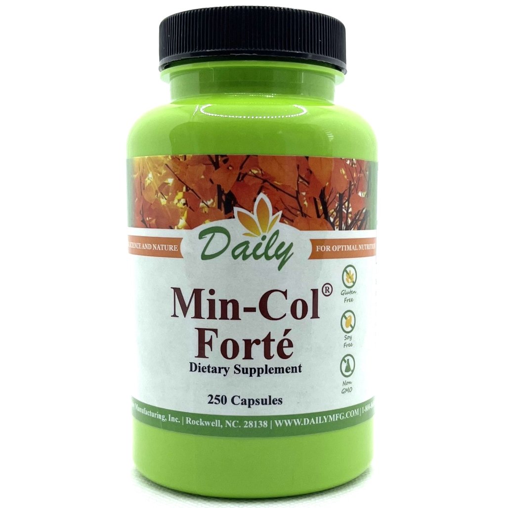 Daily Manufacturing Min-Col Forte 250 Capsules, 3 Pack