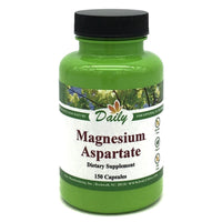 Daily Manufacturing Magnesium (100 mg from Magnesium Aspartate) 150 Vegetarian Capsules