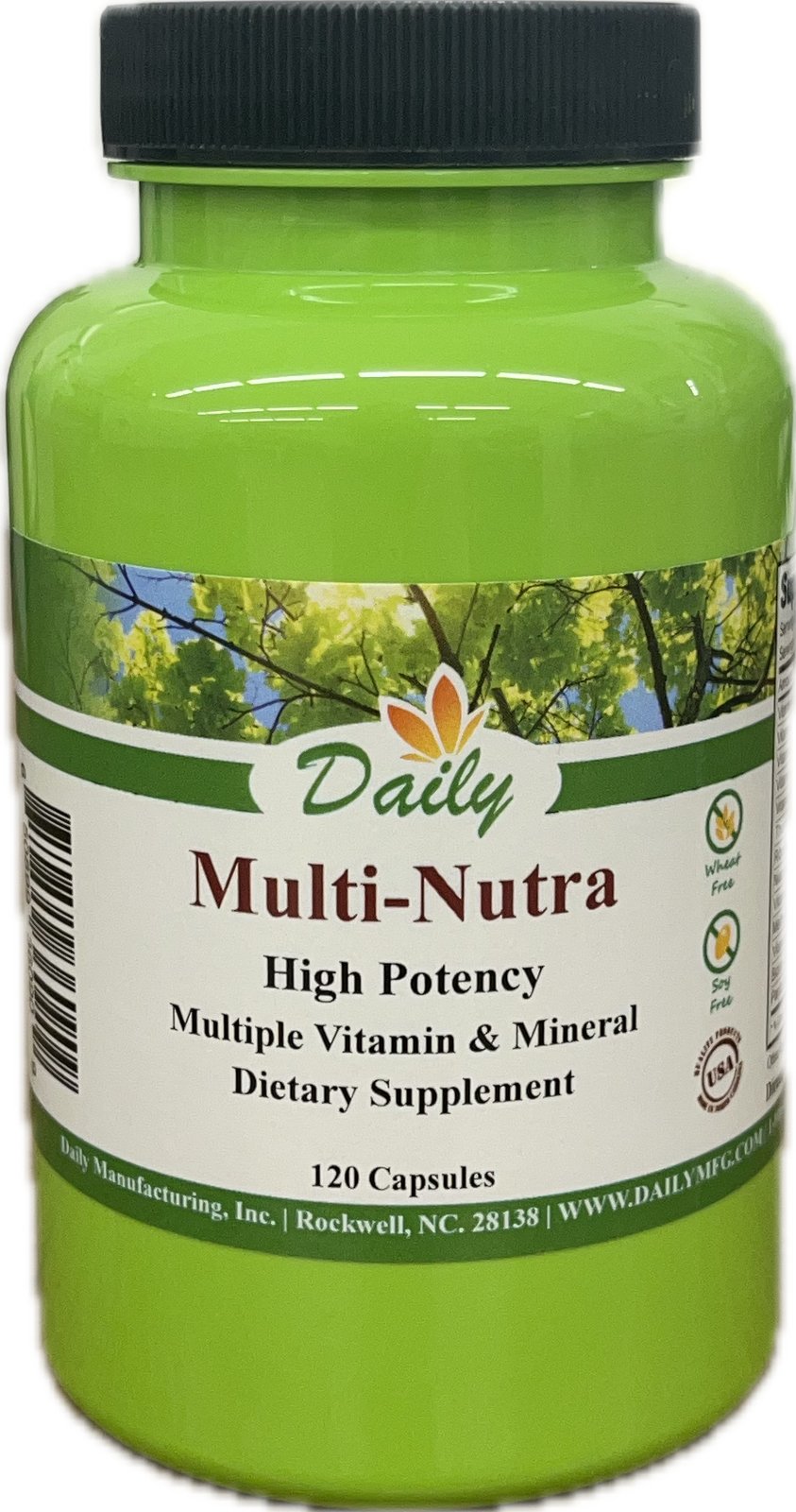 Daily Manufacturing Multi-Vim (Hypo-allergenic, Vegetarian Multivitamin & Mineral) 100 Tablets